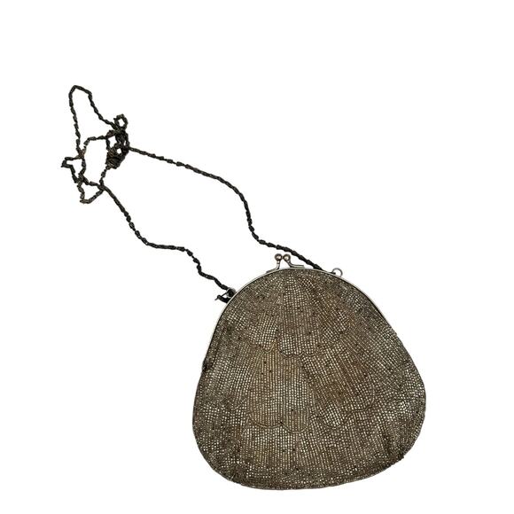 Vintage Walborg Womem's Gold Beaded Evening Shoulder Bag - Picture 1 of 7